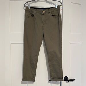 Democracy Olive Ab-Solution Straight-Leg Pants